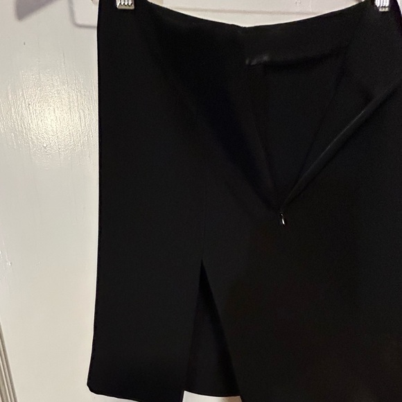 VINTAGE ESPRIT DE CORP BLACK MINI SKIRT SIZE 1/2 - Picture 3 of 5